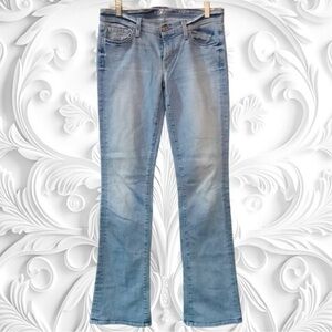 Seven For All Mankind Original Y2K “rocker” Low Rise Blue Bootcut Jeans